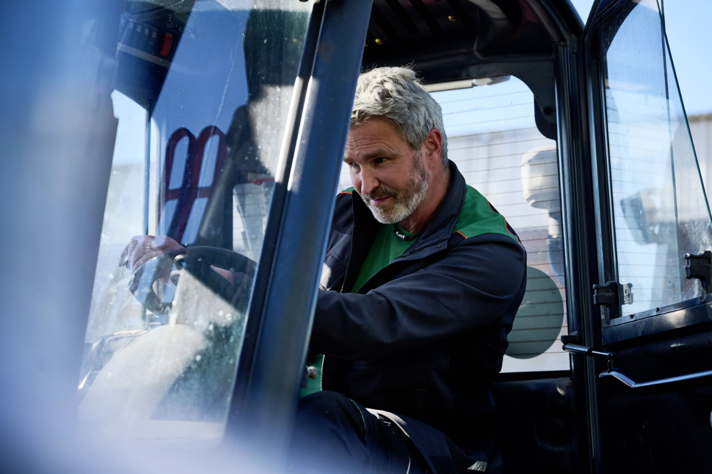 Staplerfahrer Porträt